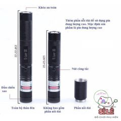 Đèn Laser 303 & 009 Đa Sắc - Công Suất 500mW Chiếu Xa 2000m, Hiệu Ứng Kính Vạn Hoa, Pin Sạc Bền Bỉ, Phụ Kiện Chiếu Sao Hàng Đầu