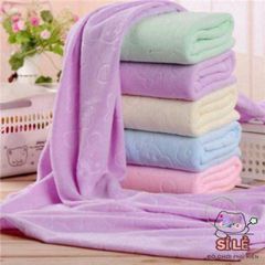 Khăn Tắm Nhật Bản Cao Cấp Kích Thước Lớn 140 x 70 cm - Siêu Thấm Nước, Đa Năng Cho Gia Đình, Họa Tiết Ngộ Nghĩnh
