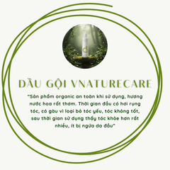 Dầu Gội V-Naturecare Hương Nước Hoa Organic - Chăm Sóc Tóc Mềm Mượt, Sạch Gàu Cho Da Đầu Nhạy Cảm