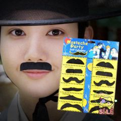Bộ 12 Miếng Dán Râu Hài Hước Halloween - Ria Mép Ngộ Nghĩnh Cho Hóa Trang Thú Vị và Tạo Nên Những Kỷ Niệm Vui Nhộn