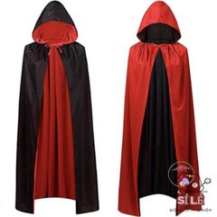 Áo Choàng Halloween 2 Mặt Zaofahua - Áo Cosplay Demon Có Mũ 59 Inch, Phụ Kiện Thời Trang Ma Quái cho Tiệc Tùng và Sự Kiện