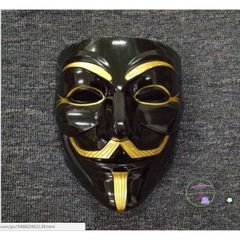 Mặt Nạ Trang Điểm Hacker Đen H112 - Phong Cách Bí Ẩn Độc Đáo Cho Fan Của Sự Thú Vị và Tốp Độ Ẩn Danh