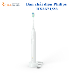 Bàn chải điện Philips HX3671/23 - Pin Lithium ION, Thiết kế mảnh, Nhắc nhở thay thế, Bảo hành 2 năm, Hàng chính hãng