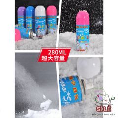 Chai Xịt Tuyết Giáng Sinh 280ml - Tạo Không Gian Lễ Hội Huyền Diệu Cho Tiệc Chụp Ảnh Noel - Hiệu Ứng Tuyết Tự Nhiên