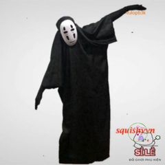 Bộ Trang Phục Hóa Trang Kaonashi Cosplay Spirited Away - Áo Choàng Đen và Mặt Nạ Vô Diện Cho Trẻ Em và Người Lớn