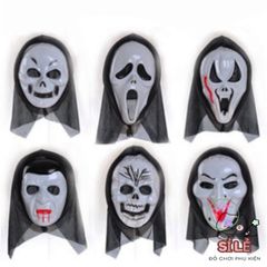 Mặt Nạ Scream Halloween Chính Hãng - Phụ Kiện Hóa Trang Ma Quái Phong Cách Thần Chết Độc Đáo, Thời Trang Dịp Lễ Hội