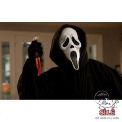Mặt Nạ Scream Halloween Chính Hãng - Phụ Kiện Hóa Trang Ma Quái Phong Cách Thần Chết Độc Đáo, Thời Trang Dịp Lễ Hội