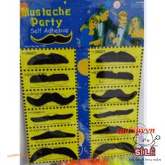 Bộ 12 Râu Giả Nam Độc Đáo - Phụ Kiện Hóa Trang Sang Trọng Cho Halloween, Sinh Nhật, Tiệc Tùng