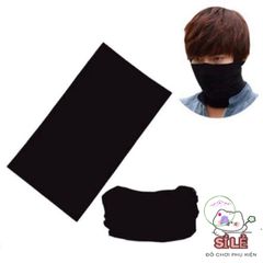 Khăn Phượt Đa Năng Màu Đen - Chống Nắng, Bụi Bẩn, Phụ Kiện Thời Trang Độc Đáo Cho Cuộc Phiêu Lưu Ngoài Trời