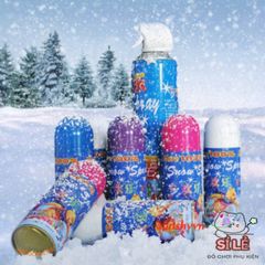 Bình Xịt Tuyết Rơi Đặc Biệt - Tạo Không Gian Băng Tuyết Cho Tiệc Mừng, Chơi Đùa An Toàn Cho Trẻ Em Và Gia Đình