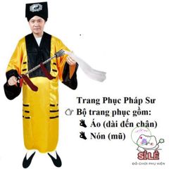 Bộ Trang Phục Halloween Cương Thi Hắc Bạch Diêm Vương Pháp Sư Cho Người Lớn - Thời Trang Cosplay Độc Đáo, Hoàn Hảo Cho Tiệc Hóa Trang