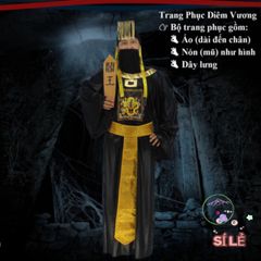 Bộ Trang Phục Halloween Cương Thi Hắc Bạch Diêm Vương Pháp Sư Cho Người Lớn - Thời Trang Cosplay Độc Đáo, Hoàn Hảo Cho Tiệc Hóa Trang