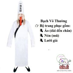 Bộ Trang Phục Halloween Cương Thi Hắc Bạch Diêm Vương Pháp Sư Cho Người Lớn - Thời Trang Cosplay Độc Đáo, Hoàn Hảo Cho Tiệc Hóa Trang
