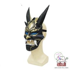 Mặt Nạ Hannya Quỷ Nhật Bản - Mặt Nạ Cosplay Halloween Unisex từ Cao Su An Toàn Và Thoải Mái - Phụ Kiện Sự Kiện Độc Đáo