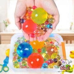 Bộ 500 Viên Hạt Nở Tinh Thể - Dinh Dưỡng Thủy Sinh Đa Màu Sắc, Trang Trí Hoa Cảnh, An Toàn Cho Gia Đình