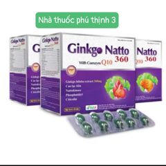 Viên uống bổ não Ginkgo Natto 100 viên - Hỗ trợ trí nhớ, tuần hoàn não
