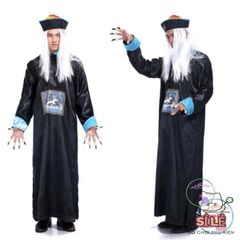 Bộ Trang Phục Ma Cương Thi Đáng Sợ Cho Halloween - Costume Phán Quan Huyền Bí Dành Cho Tiệc Hóa Trang và Cosplay