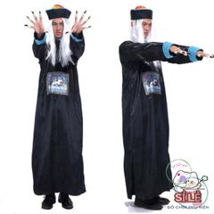 Bộ Trang Phục Ma Cương Thi Đáng Sợ Cho Halloween - Costume Phán Quan Huyền Bí Dành Cho Tiệc Hóa Trang và Cosplay