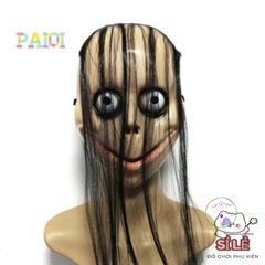 Mặt Nạ Halloween Kinh Dị U & X Kiểu Tóc Dài - Phụ Kiện Hóa Trang Độc Đáo Cho Tiệc Tùng Và Cosplay