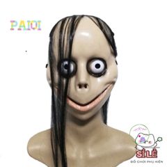 Mặt Nạ Halloween Kinh Dị U & X Kiểu Tóc Dài - Phụ Kiện Hóa Trang Độc Đáo Cho Tiệc Tùng Và Cosplay