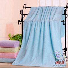 Khăn Tắm Siêu Mềm Nhật Bản 70x140cm - Chất Liệu Microfiber Kháng Khuẩn, Nhiều Màu Sắc Rực Rỡ, Tiện Lợi Cho Gia Đình