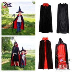 Áo Choàng Halloween Gothic 150cm - Phù Thủy & Cướp Biển Độc Đáo Cho Bé - Trang Phục Nhập Vai Hoàn Hảo Cho Lễ Hội