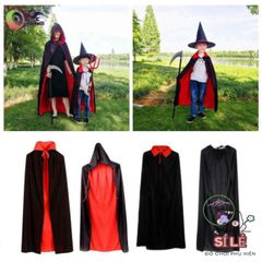 Áo Choàng Halloween Gothic 150cm - Phù Thủy & Cướp Biển Độc Đáo Cho Bé - Trang Phục Nhập Vai Hoàn Hảo Cho Lễ Hội