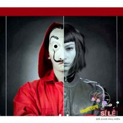 Mặt Nạ Nữ Hoàng Salvador Dali - Biểu Tượng Money Heist Hoàn Hảo cho Halloween và Các Sự Kiện Hóa Trang