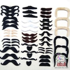 Bộ 48 Râu Giả Trang Phục Halloween Đầy Sáng Tạo - Đa Dạng Kiểu Dáng Cho Tiệc Hóa Trang Vui Nhộn