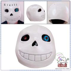Mặt Nạ Halloween Undertale Sans - Đồ Trang Trí Đầu Cao Su Cho Người Yêu Thích Game Hóa Trang, Phụ Kiện Tiệc Tùng