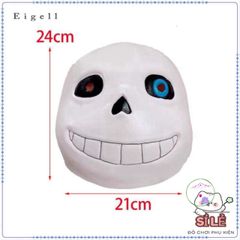 Mặt Nạ Halloween Undertale Sans - Đồ Trang Trí Đầu Cao Su Cho Người Yêu Thích Game Hóa Trang, Phụ Kiện Tiệc Tùng