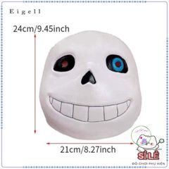 Mặt Nạ Halloween Undertale Sans - Đồ Trang Trí Đầu Cao Su Cho Người Yêu Thích Game Hóa Trang, Phụ Kiện Tiệc Tùng