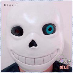 Mặt Nạ Halloween Undertale Sans - Đồ Trang Trí Đầu Cao Su Cho Người Yêu Thích Game Hóa Trang, Phụ Kiện Tiệc Tùng