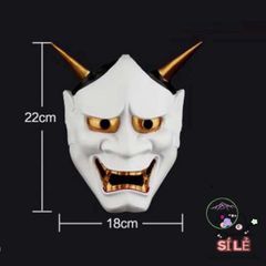 Mặt Nạ Cosplay Hannya Oni Noh Nghệ Thuật - Phụ Kiện Halloween và Tiệc Tùng Đậm Chất Nhật Bản