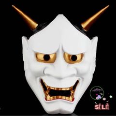 Mặt Nạ Cosplay Hannya Oni Noh Nghệ Thuật - Phụ Kiện Halloween và Tiệc Tùng Đậm Chất Nhật Bản