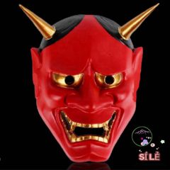 Mặt Nạ Cosplay Hannya Oni Noh Nghệ Thuật - Phụ Kiện Halloween và Tiệc Tùng Đậm Chất Nhật Bản