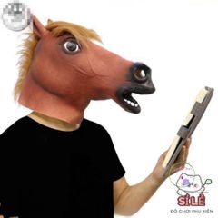 Mặt Nạ Halloween Đầu Ngựa Cosplay Cho Trẻ Em - Đồ Chơi Hóa Trang Độc Đáo, Sắc Màu Tươi Sáng, Quà Tặng Vui Chơi Tại Nhà