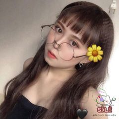 Gọng Kính Tròn Kim Loại Nobita - Thiết Kế Hiện Đại, Trẻ Trung, Đen Vàng Trắng, Phụ Kiện Thời Trang Dành Cho Nam Nữ