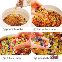 Hạt Nở Tinh Thể Lấp Lánh 1KG - Trang Trí Slime, Hoa & Cây Cảnh - Đặc Sản Ngập Tràn Sáng Tạo