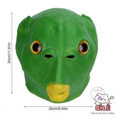 Mũ Đội Đầu Hình Cá Xanh - Đạo Cụ Hóa Trang Vui Nhộn Cho Halloween và Tiệc Giáng Sinh - Phụ Kiện Thời Trang Độc Đáo