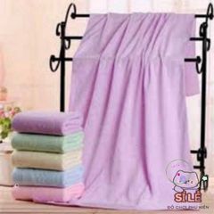 Khăn Tắm Microfiber Cao Cấp Nhật Bản 70x140cm - Siêu Thấm Nhanh, Thân Thiện Với Da, Nhiều Màu Sắc Đẹp, Thiết Kế Hiện Đại