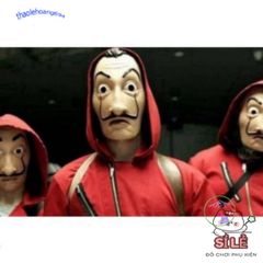 Mặt Nạ Hóa Trang Salvador Dali - Biểu Tượng La Casa De Papel Cho Tiệc Halloween và Lễ Hội Nghệ Thuật