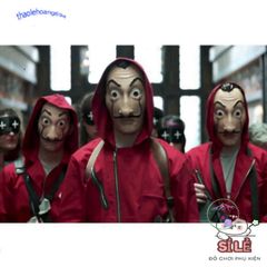 Mặt Nạ Hóa Trang Salvador Dali - Biểu Tượng La Casa De Papel Cho Tiệc Halloween và Lễ Hội Nghệ Thuật