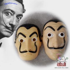 Mặt Nạ Hóa Trang Salvador Dali - Biểu Tượng La Casa De Papel Cho Tiệc Halloween và Lễ Hội Nghệ Thuật