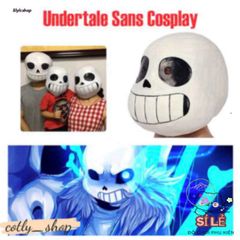 Mặt Nạ Mắt Xanh Sans Undertale - Phụ Kiện Hóa Trang Độc Đáo Cho Gamer - Halloween, Cosplay, Quà Tặng Sáng Tạo