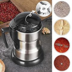 Máy Xay Hạt Khô Cầm Tay 300W Thép Không Gỉ - Xay Đậu, Gạo, Nguyên Liệu Tiện Lợi Cho Bếp Nhà Ẩm Thực Việt Nam
