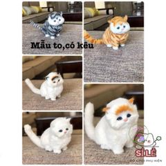 Thú Bông Chó Mèo Lớn Khử Mùi Than Hoạt Tính - Trang Trí Nội Thất Ô Tô, Phòng Khách, Quà Tặng Dễ Thương