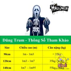 Bộ Trang Phục Halloween Xương Độc Đáo Kèm Mặt Nạ và Găng Tay - Hóa Trang Bí Ẩn Cho Lễ Hội Ma Quái