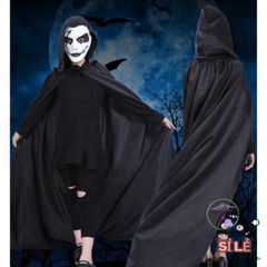 Trang Phục Hóa Trang Thần Chết Cao Cấp Halloween - Độc Đáo Cho Nam Nữ Với Mặt Nạ Và Găng Tay, Hoàn Hảo Để Nổi Bật Tại Tiệc Hóa Trang