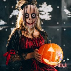 Mặt Nạ Halloween Kỳ Quái - Phụ Kiện Cosplay Kinh Dị Cho Bữa Tiệc Halloween - Gây Bất Ngờ Cho Bạn Bè Và Gia Đình